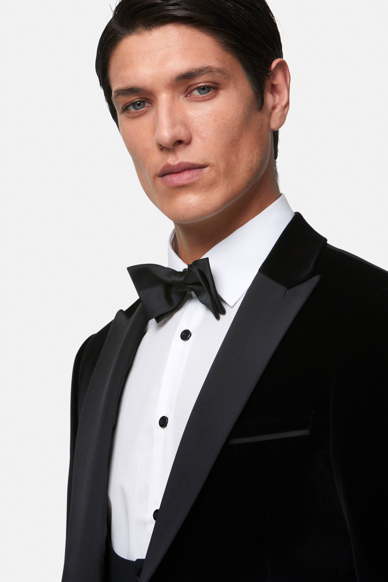 Jasper Black Velvet Tuxedo By Benetti Menswear