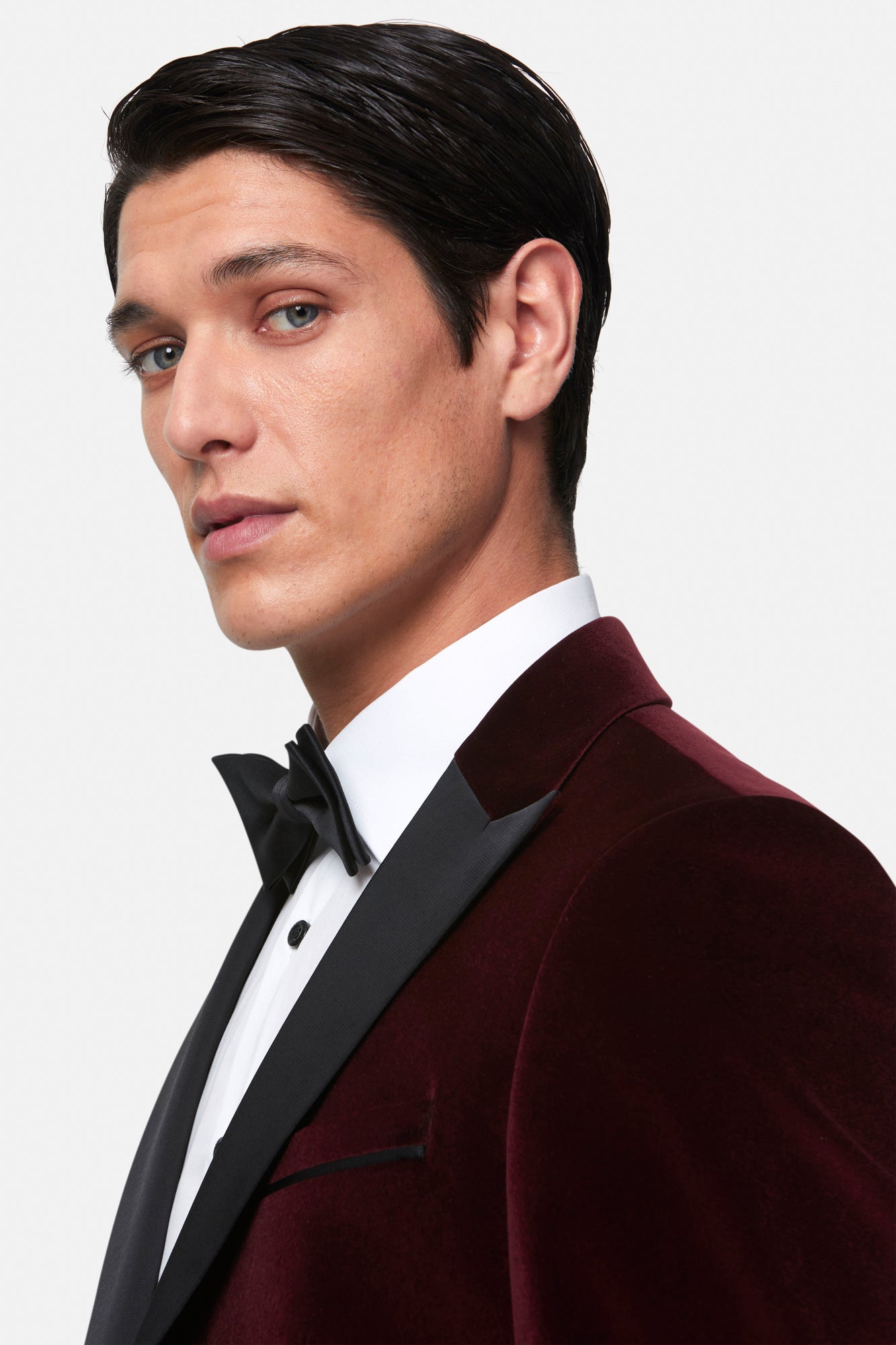 Jasper Bordo Velvet Tuxedo By Benetti Menswear