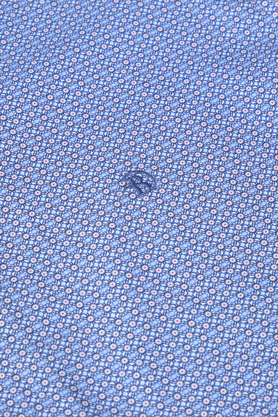 Liam Blue S/S Shirt By Benetti Menswear