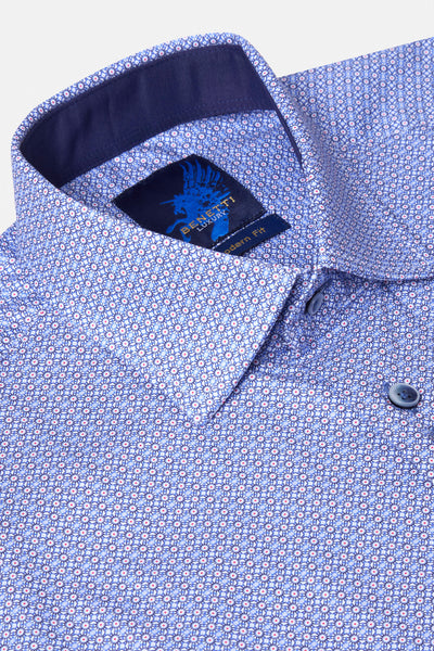 Liam Blue L/S Shirt By Benetti Menswear