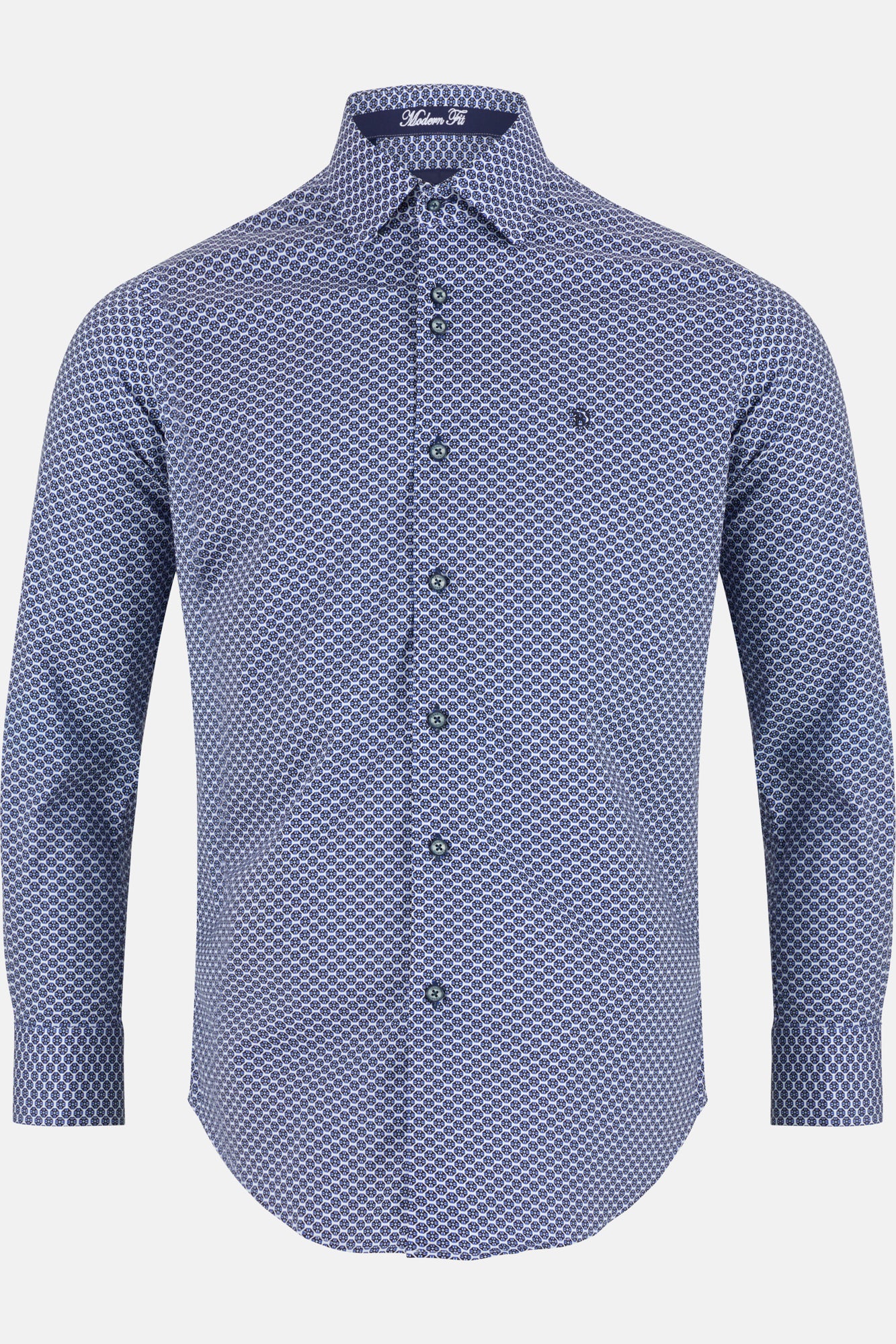 Liffey Navy Shirt By Benetti Menswear