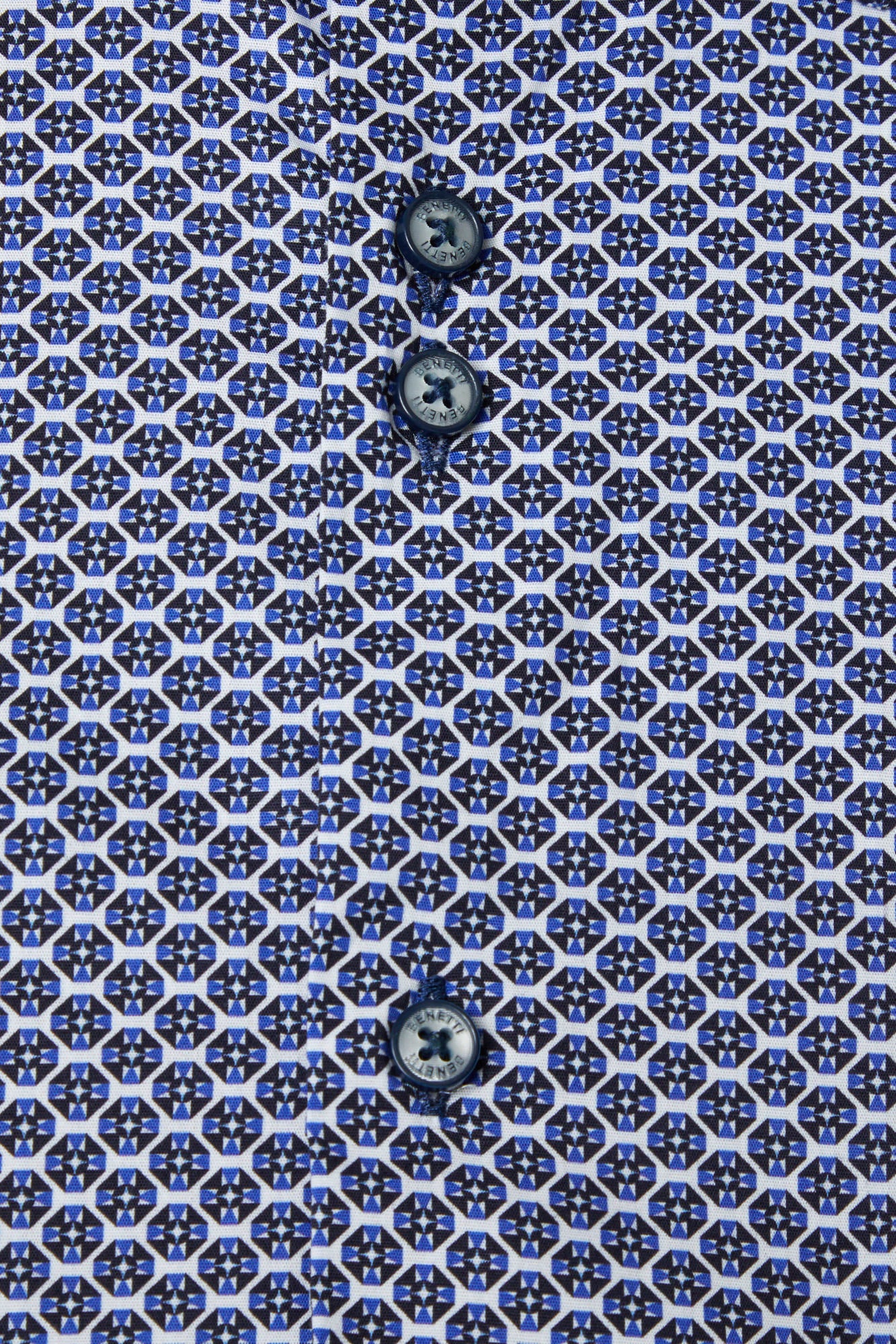 Liffey Navy Shirt By Benetti Menswear