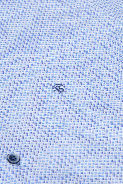 Luke Blue S/S Shirt By Benetti Menswear