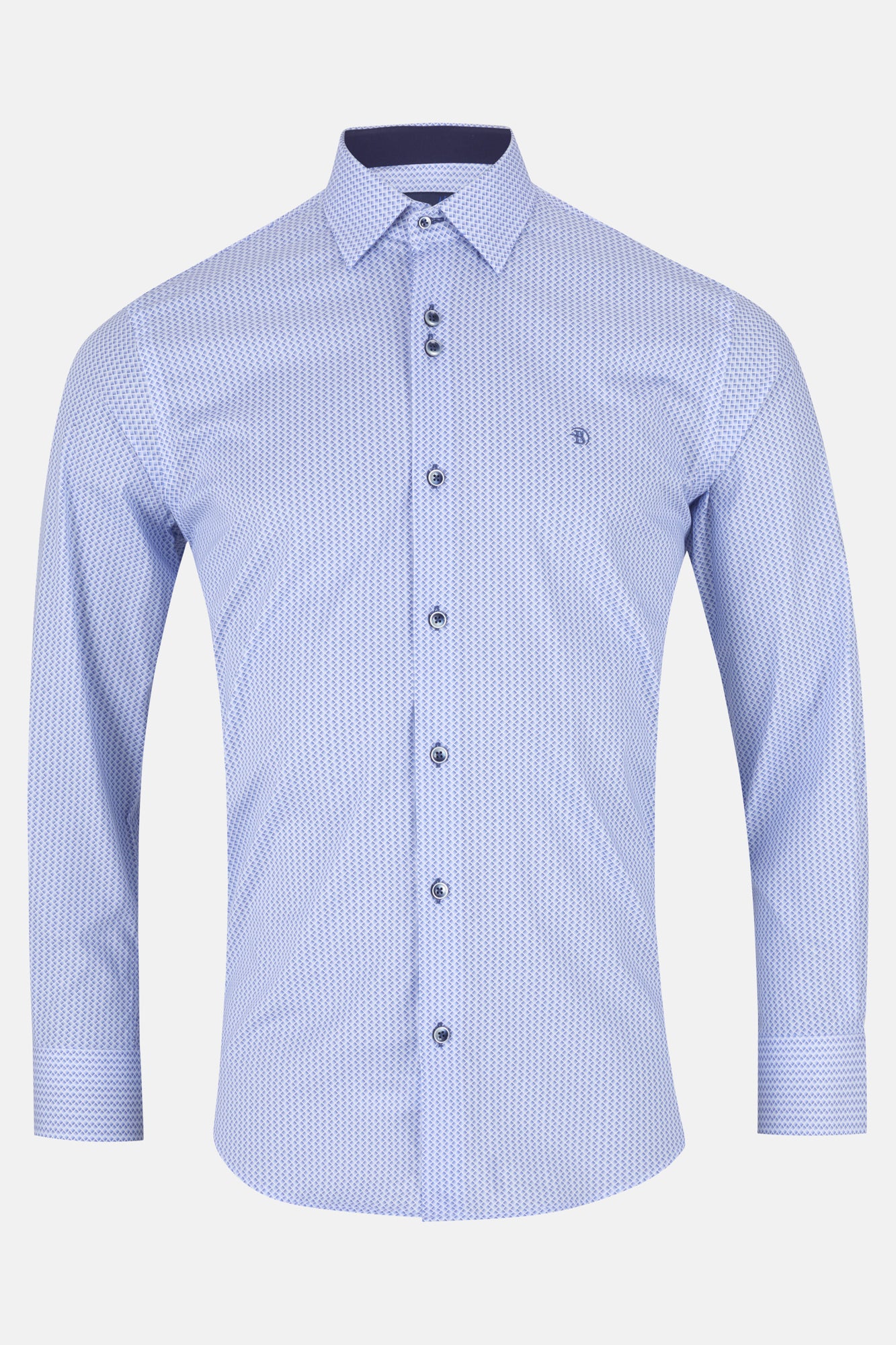 Luke Blue L/S Shirt By Benetti Menswear 