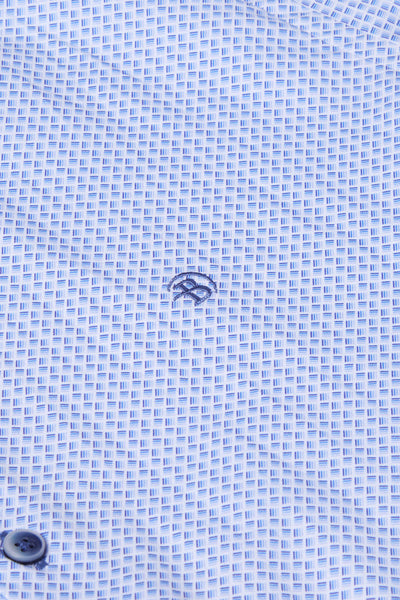 Luke Blue L/S Shirt By Benetti Menswear