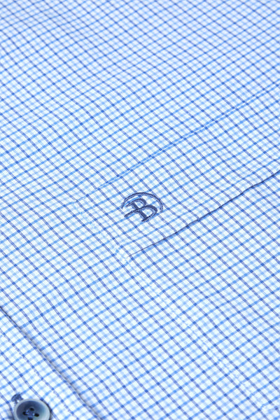 Milo Blue Short Sleeve Shirt By Benetti Menswear