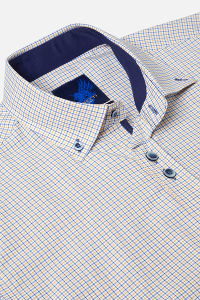 Milo Lemon Short Sleeve Shirt By Benetti Menswear