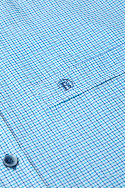 Milo Teal Short Sleeve Shirt By Benetti Menswear