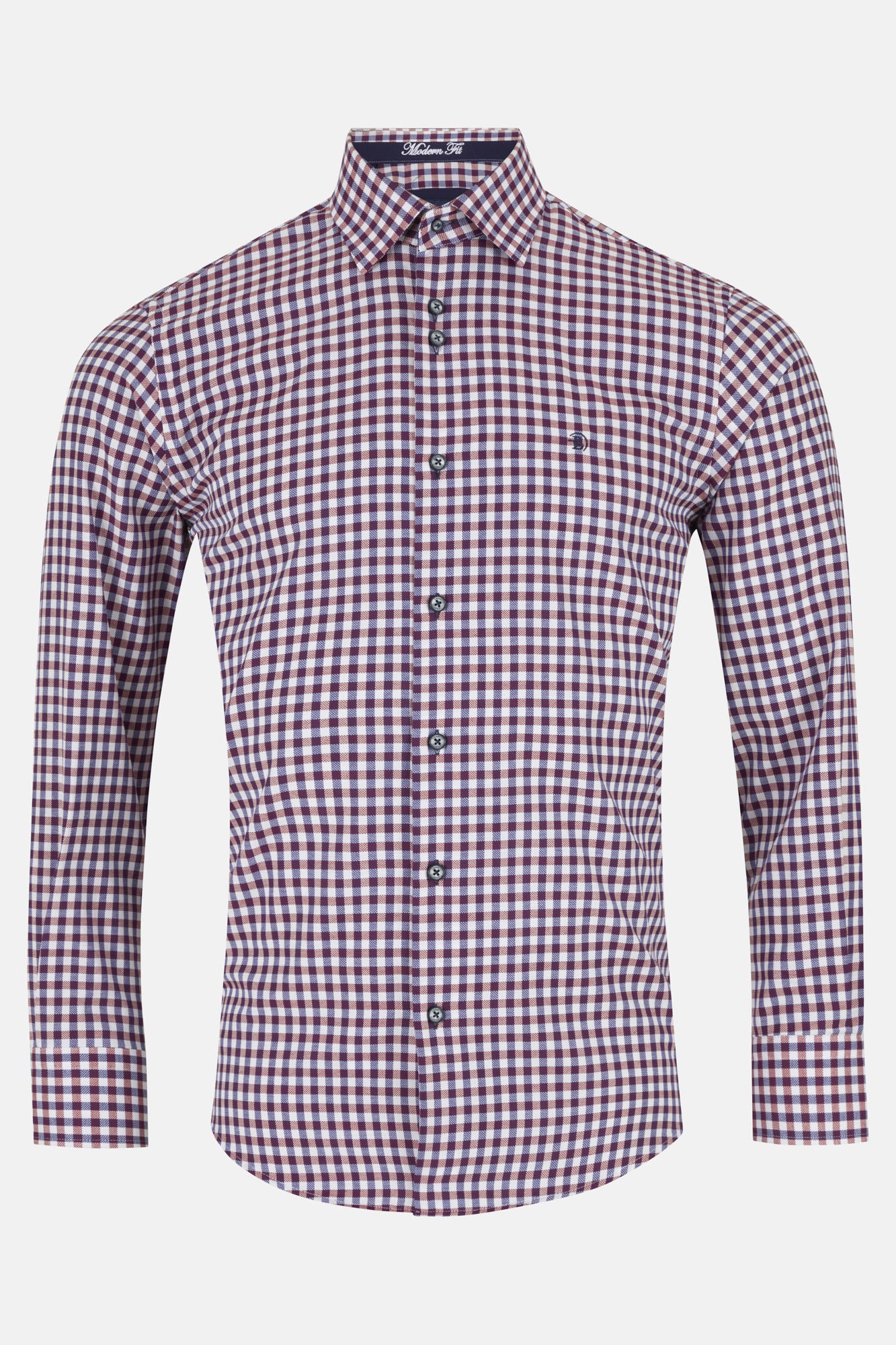 Nick Wine Long Sleeve Shirt By Benetti Menswear 