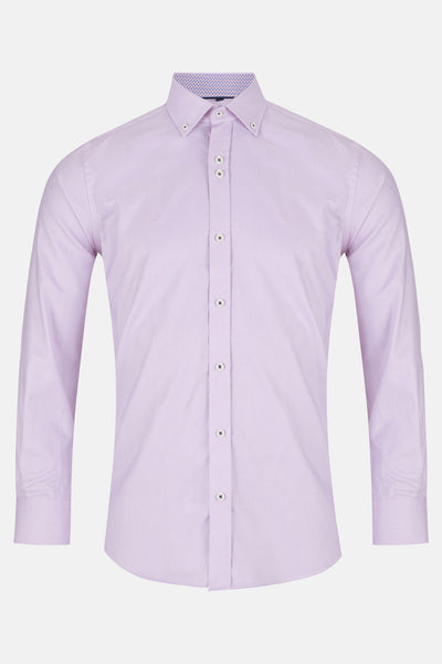 Noah Pink Long Sleeve Oxford Shirt By Benetti Menswear