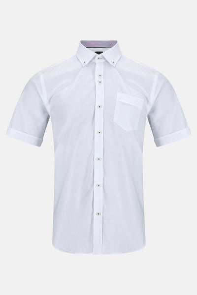 Noah White Short Sleeve Shirt By Benetti Menswear