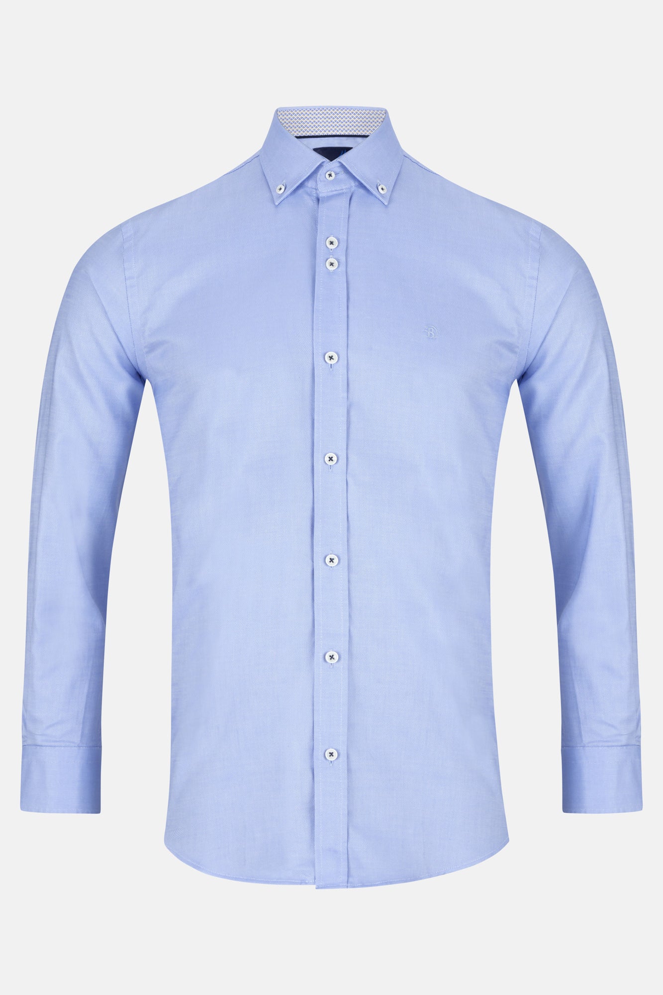 Noah Blue Long Sleeved Shirt By Benetti Menswear 