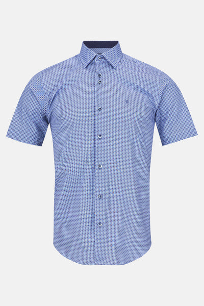 Owen Navy Short Sleeved Shirt by Benetti Menswear