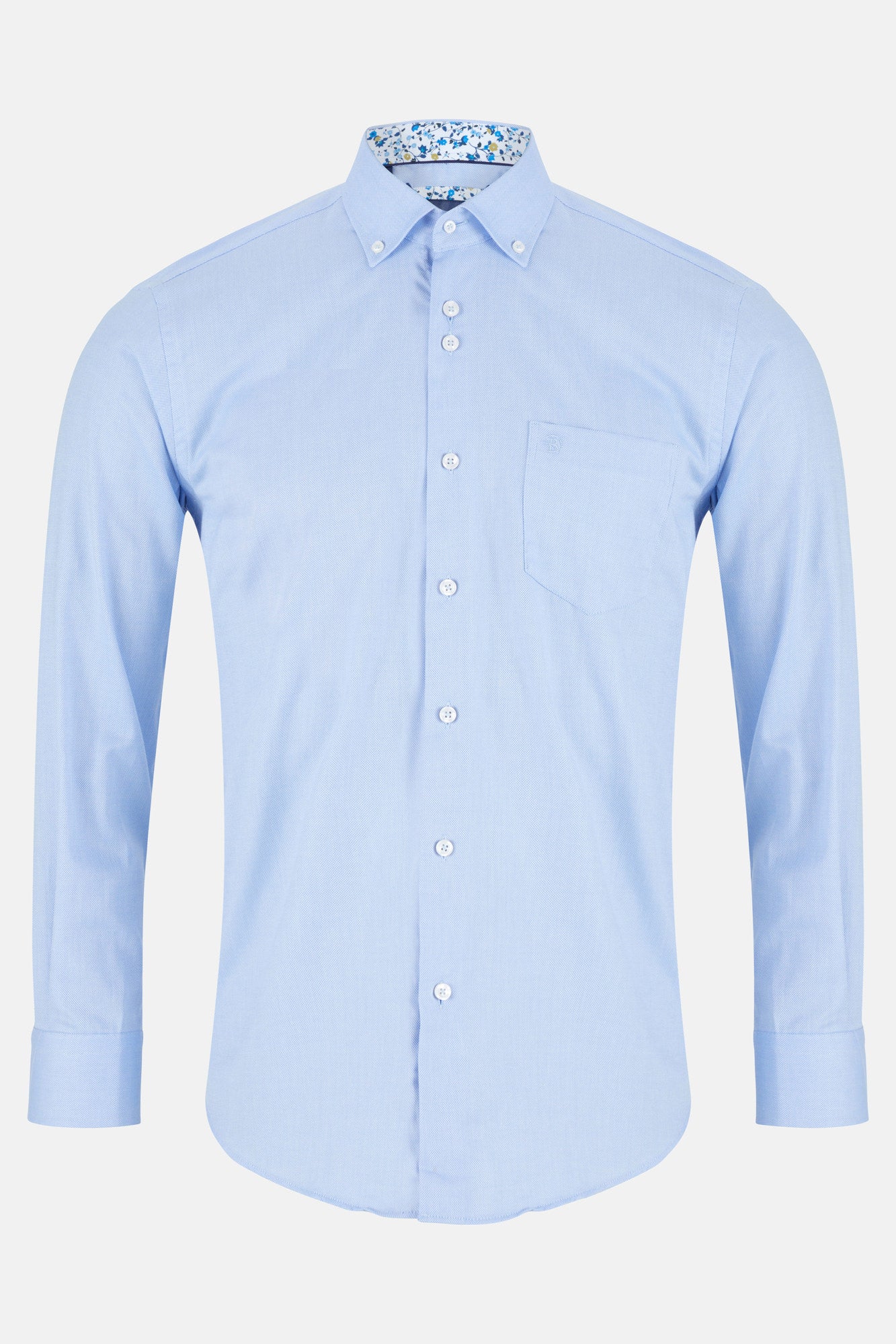 Benetti Oxford Sky Long Sleeve Shirt