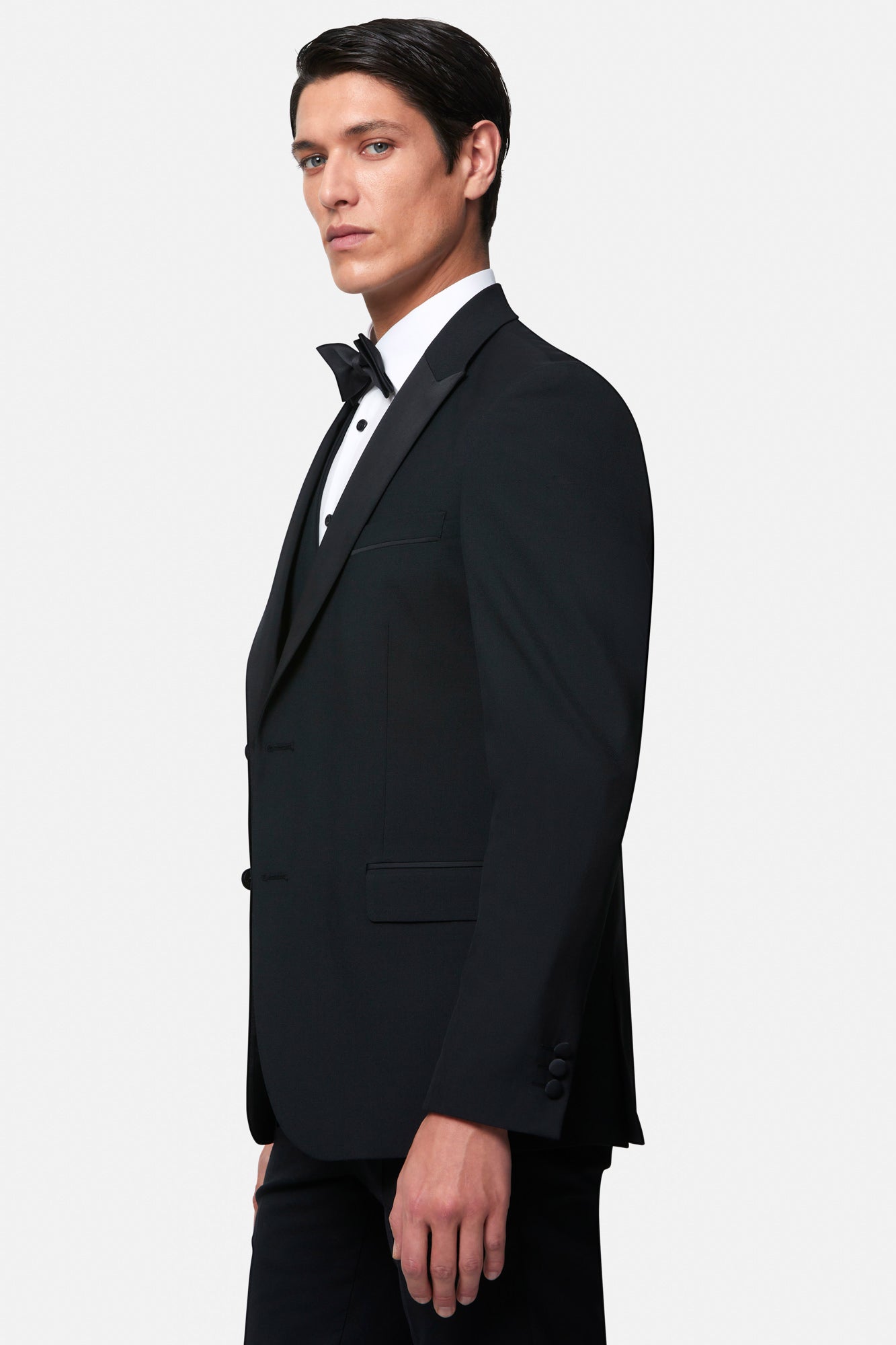 3PC Peak Lapel Tuxedo Black