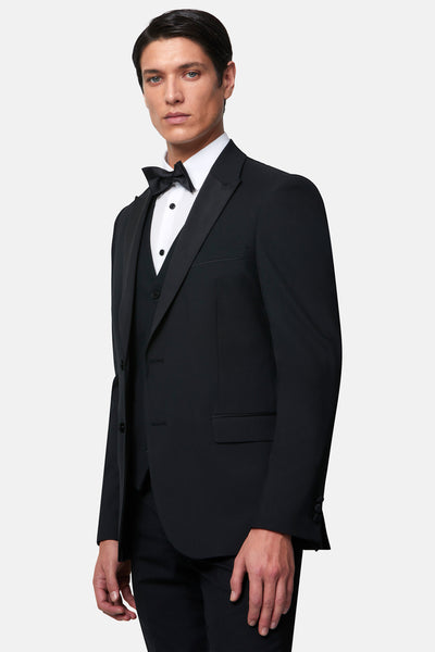 3PC Peak Lapel Tuxedo Black