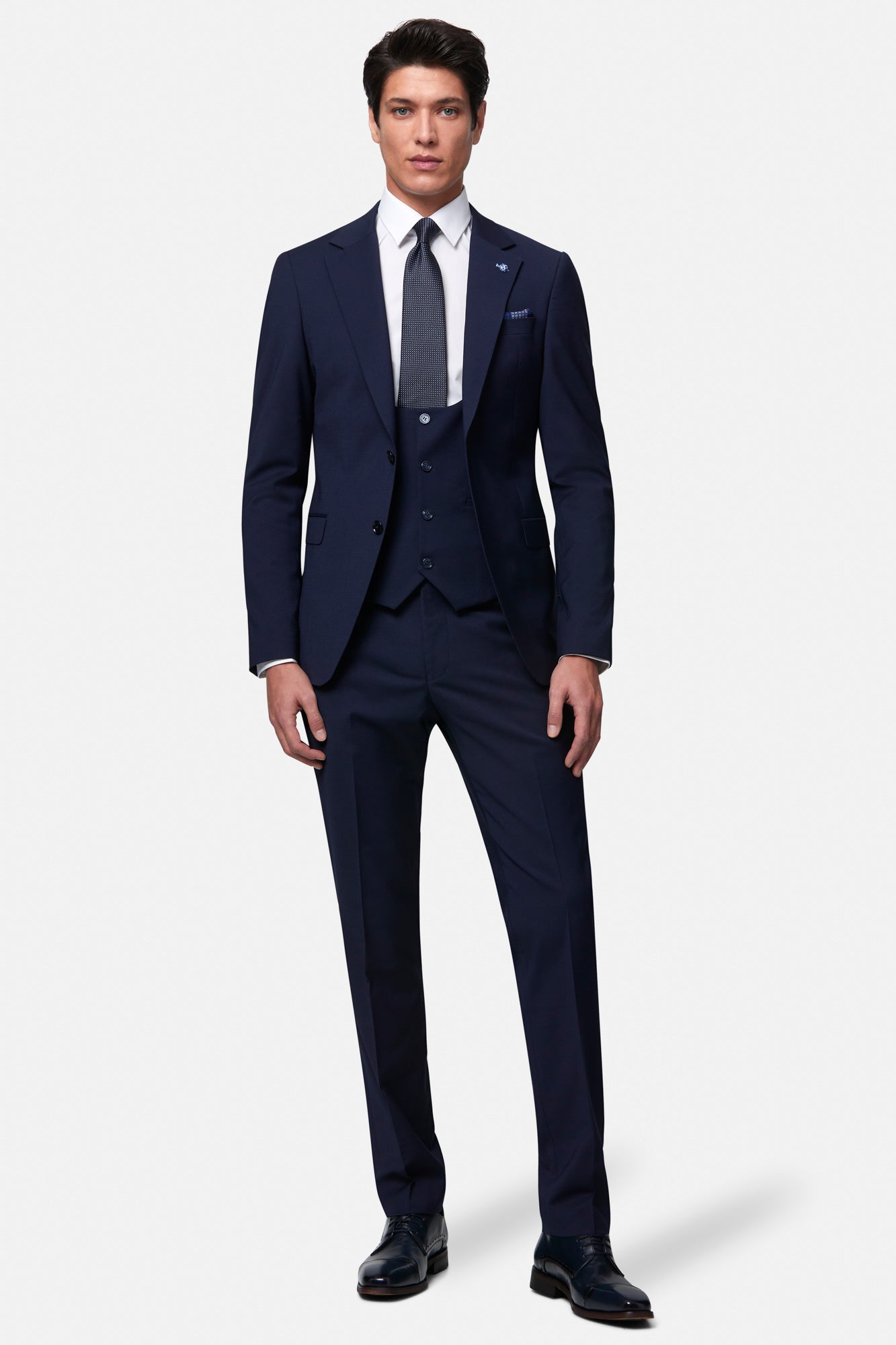 Peter Ink Suit with Scoop waistcoat