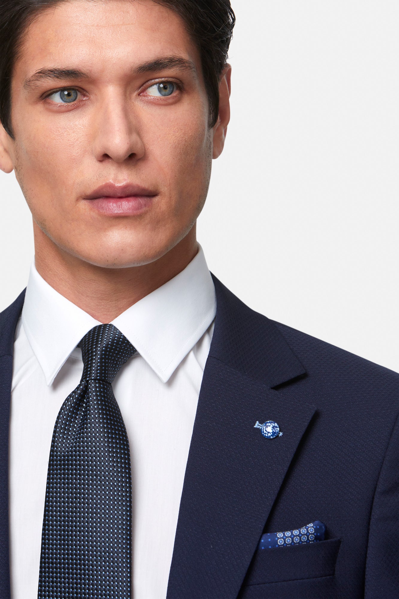 Peter Ink Suit with Scoop waistcoat