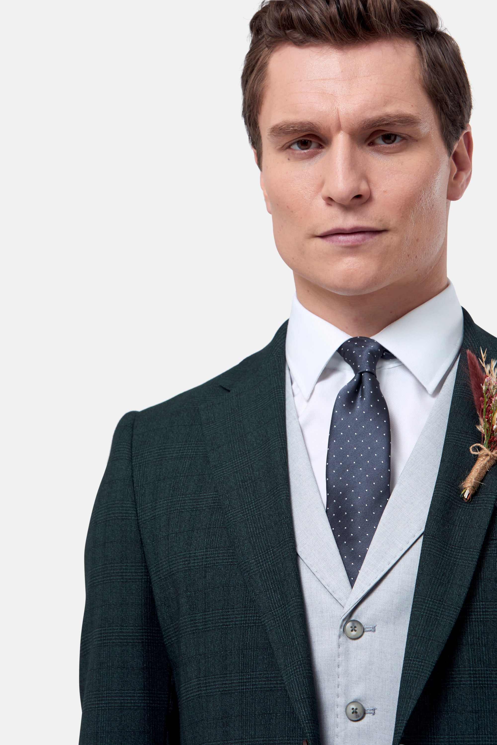 Phillip Forest Jacket with Albert Silver Trouser and Waistcoat