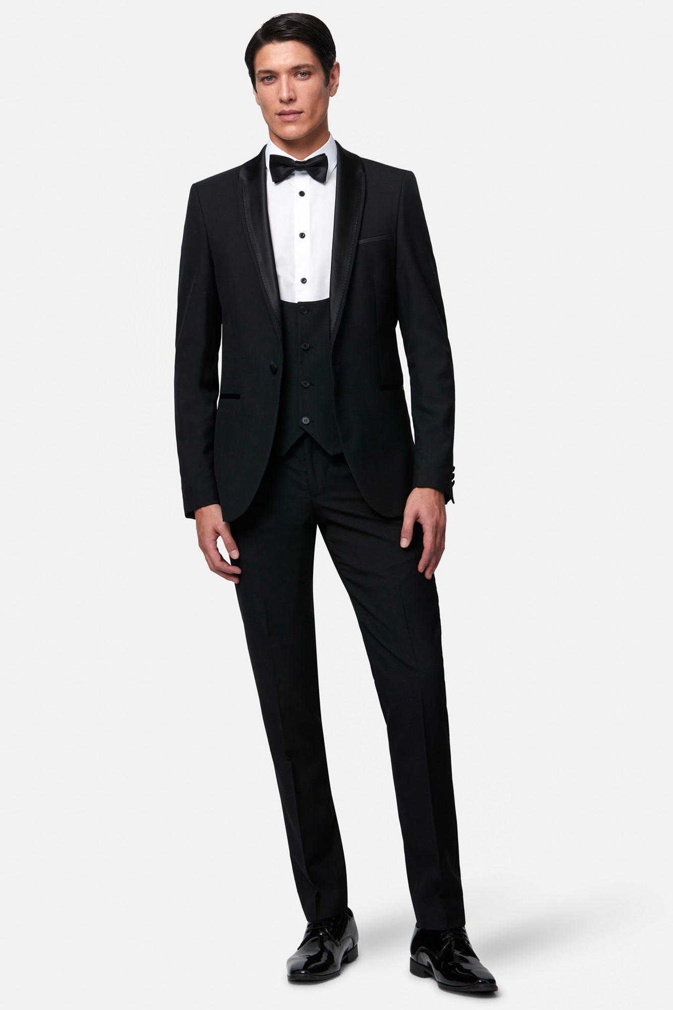 3PC Black Shawl Tuxedo By Benetti Menswear