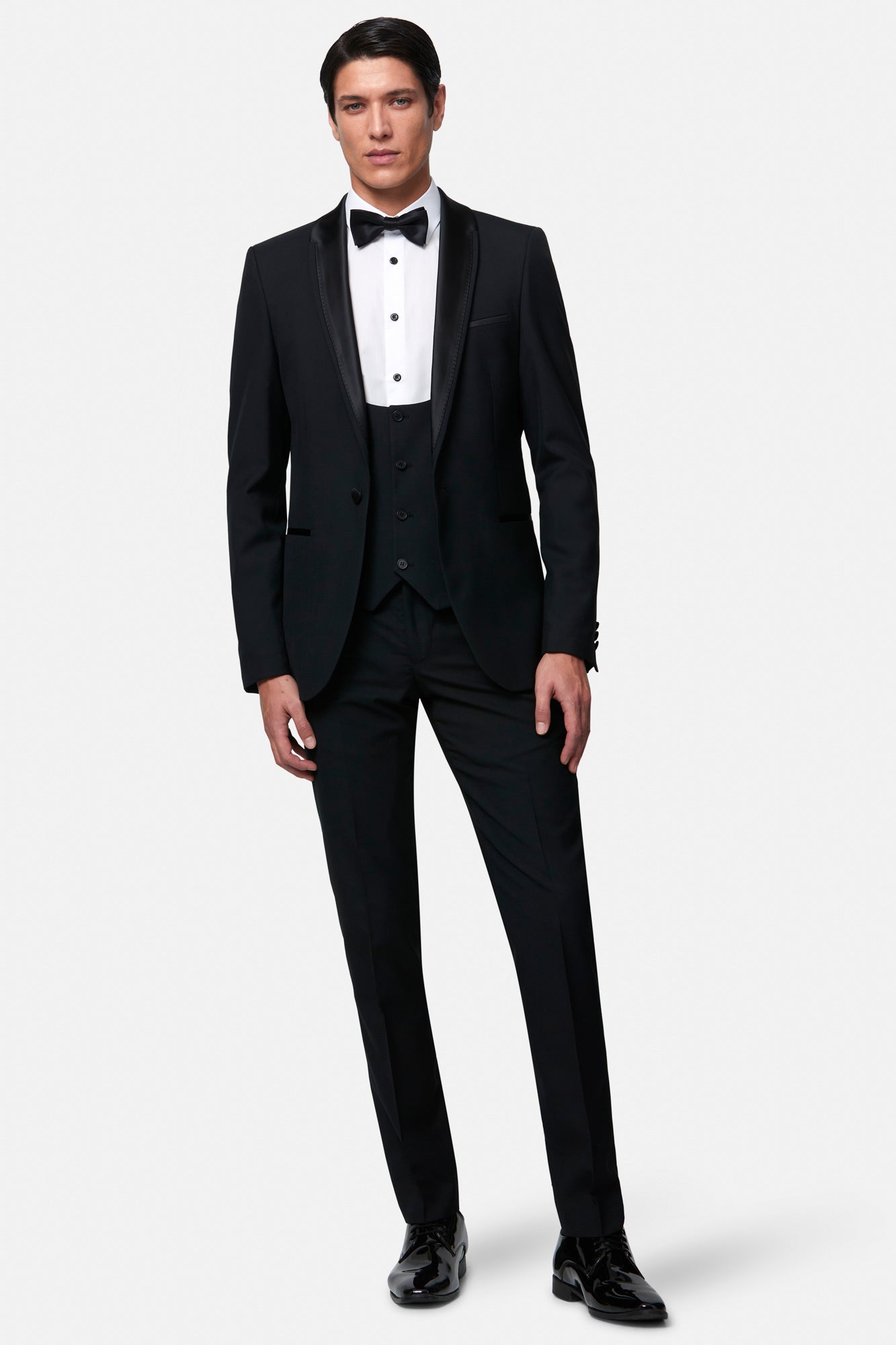 3PC Black Shawl Tuxedo By Benetti Menswear
