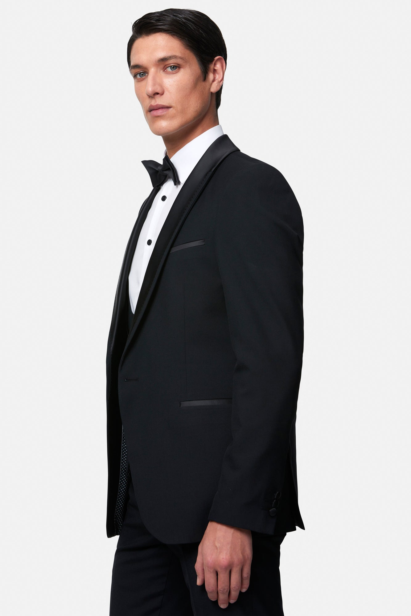 3PC Black Shawl Tuxedo By Benetti Menswear