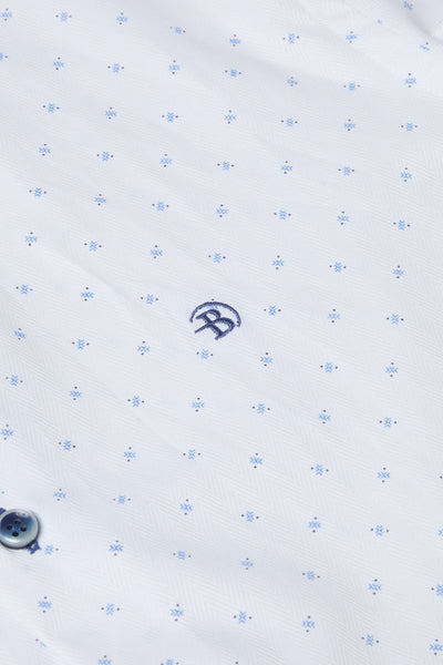 Theo Blue L/S Shirt By Benetti Menswear