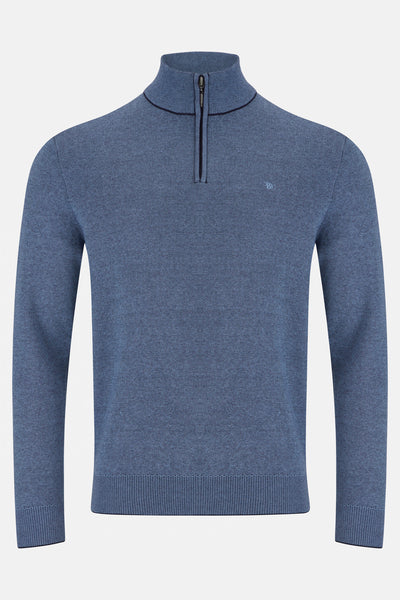 Verona Quarter Zip Smoke