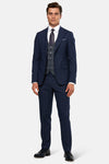 Bewick Indigo 3 Piece Suit By Benetti Menswear