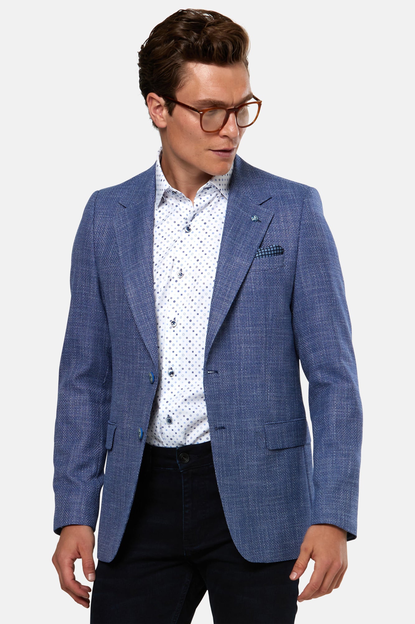 Chris Blue Blazer By Benetti Menswear
