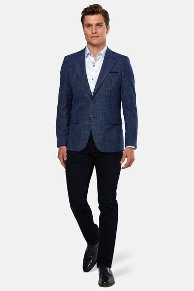 Finton Indigo Blazer By Benetti Menswear