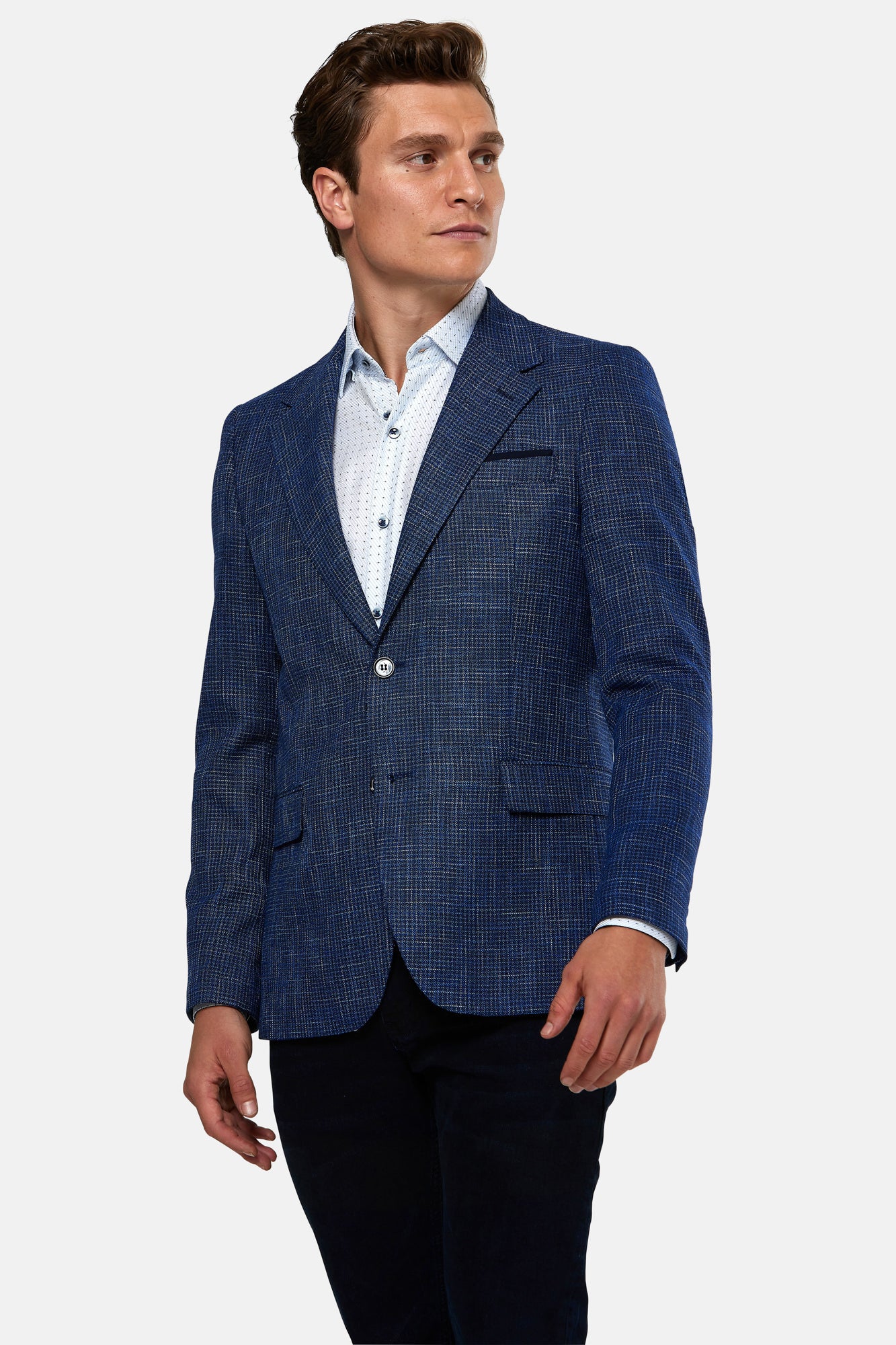 Finton Indigo Blazer By Benetti Menswear