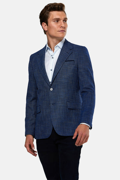 Finton Indigo Blazer By Benetti Menswear