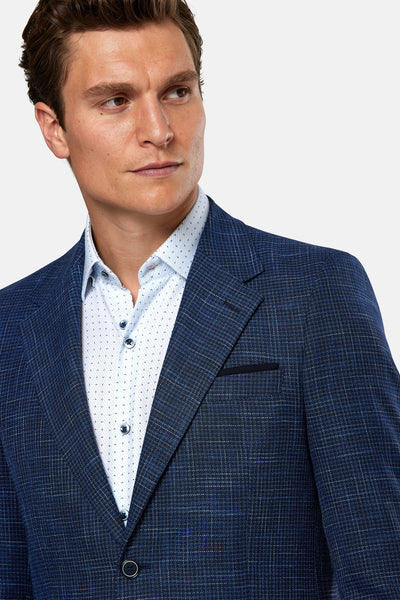 Finton Indigo Blazer By Benetti Menswear