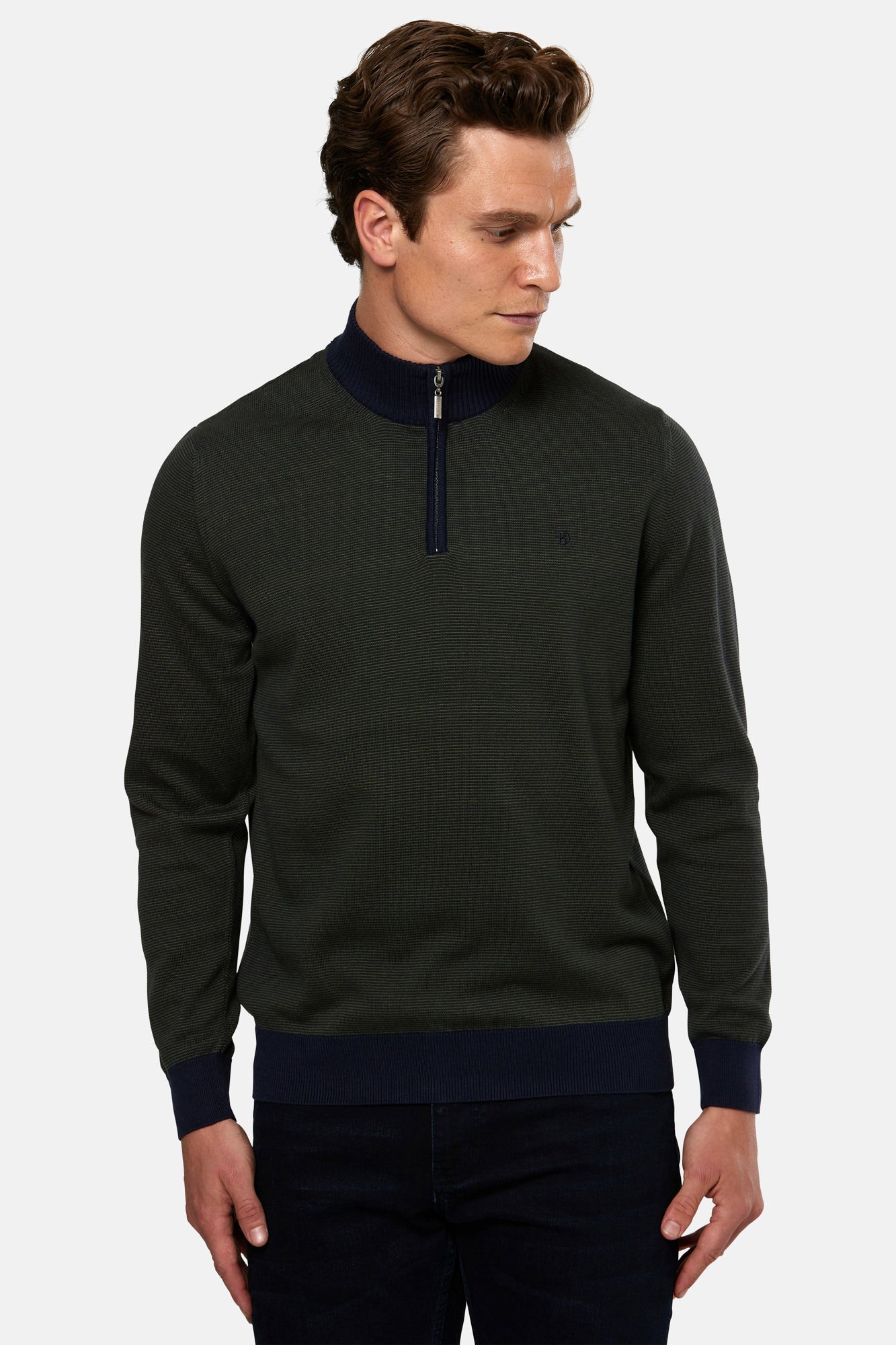 Barrow Forest Quarter Zip Sweater