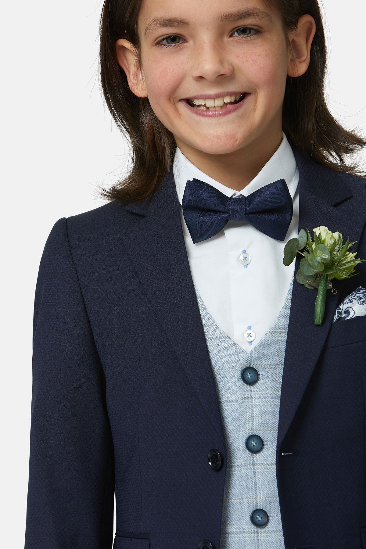 Boys Andrew Sky Waistcoat