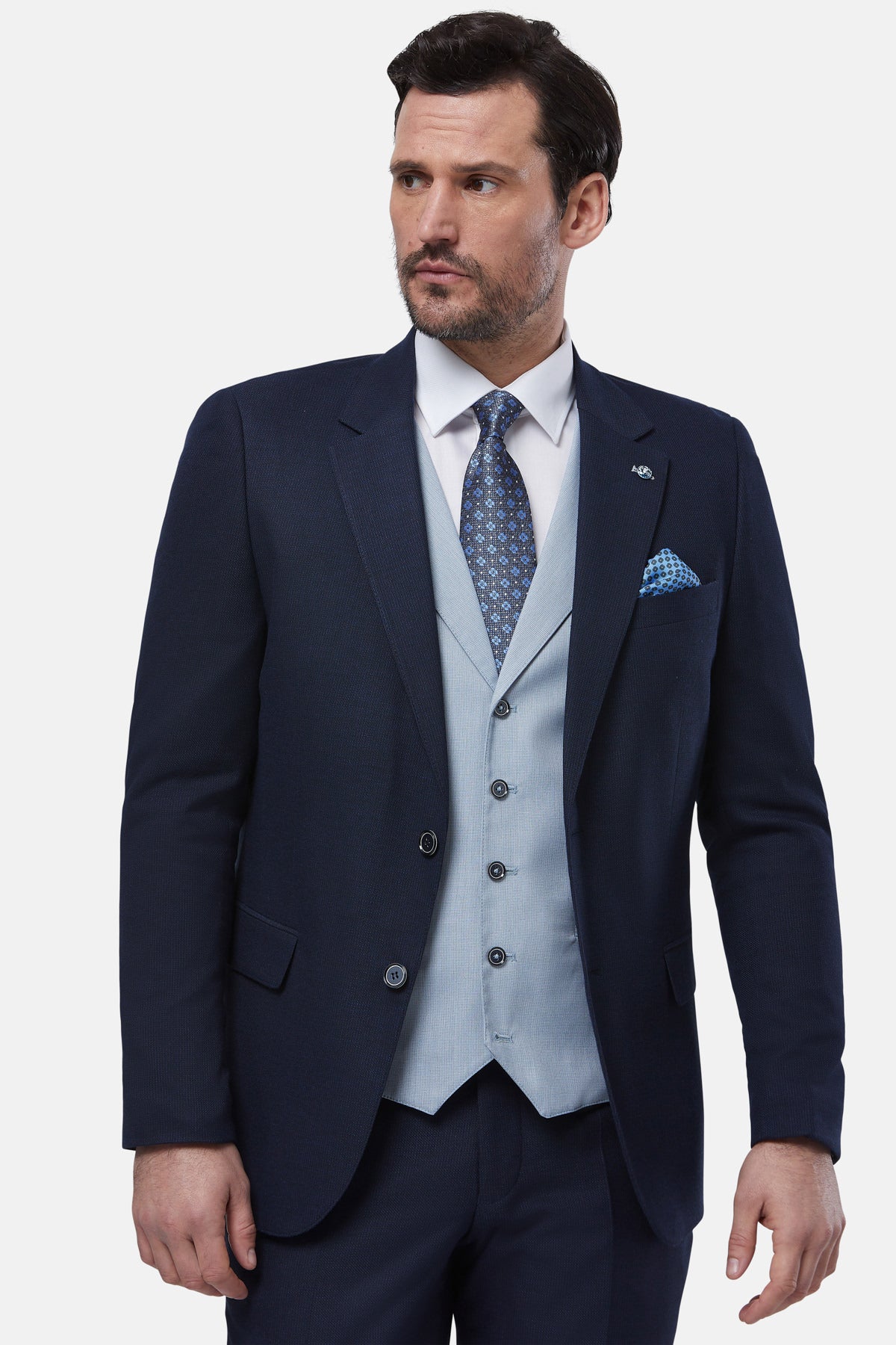 Athemis Navy 3 Piece By Benetti Menswear
