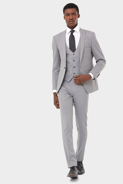 Antoine Silver Suit By Benetti Menswear