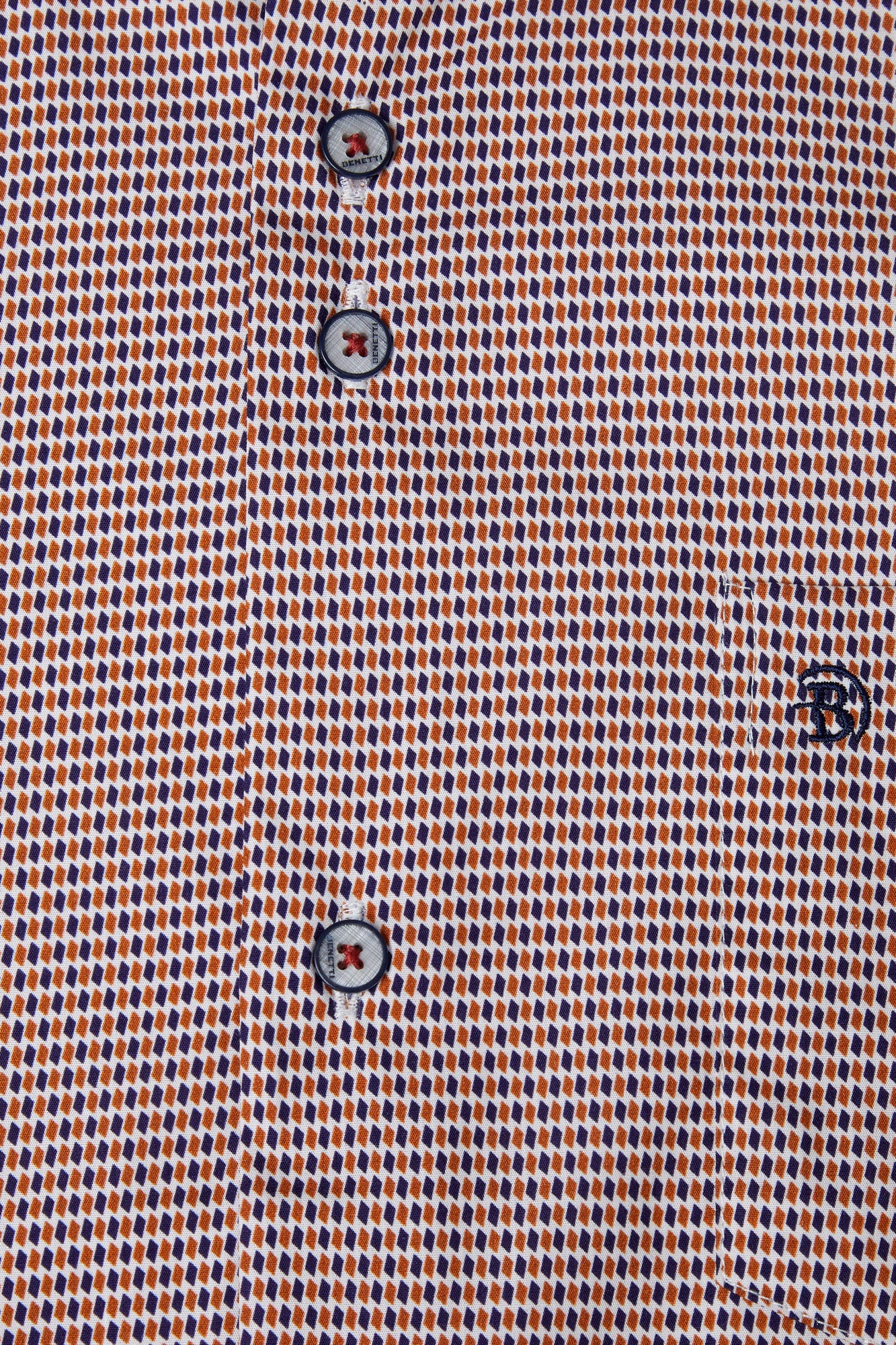 Bergamo Rust Shirt By Benetti Menswear