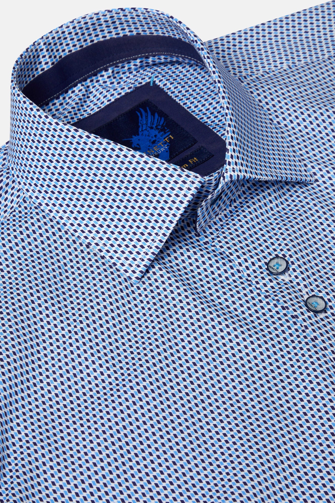 Bergamo Sky Shirt By Benetti Menswear