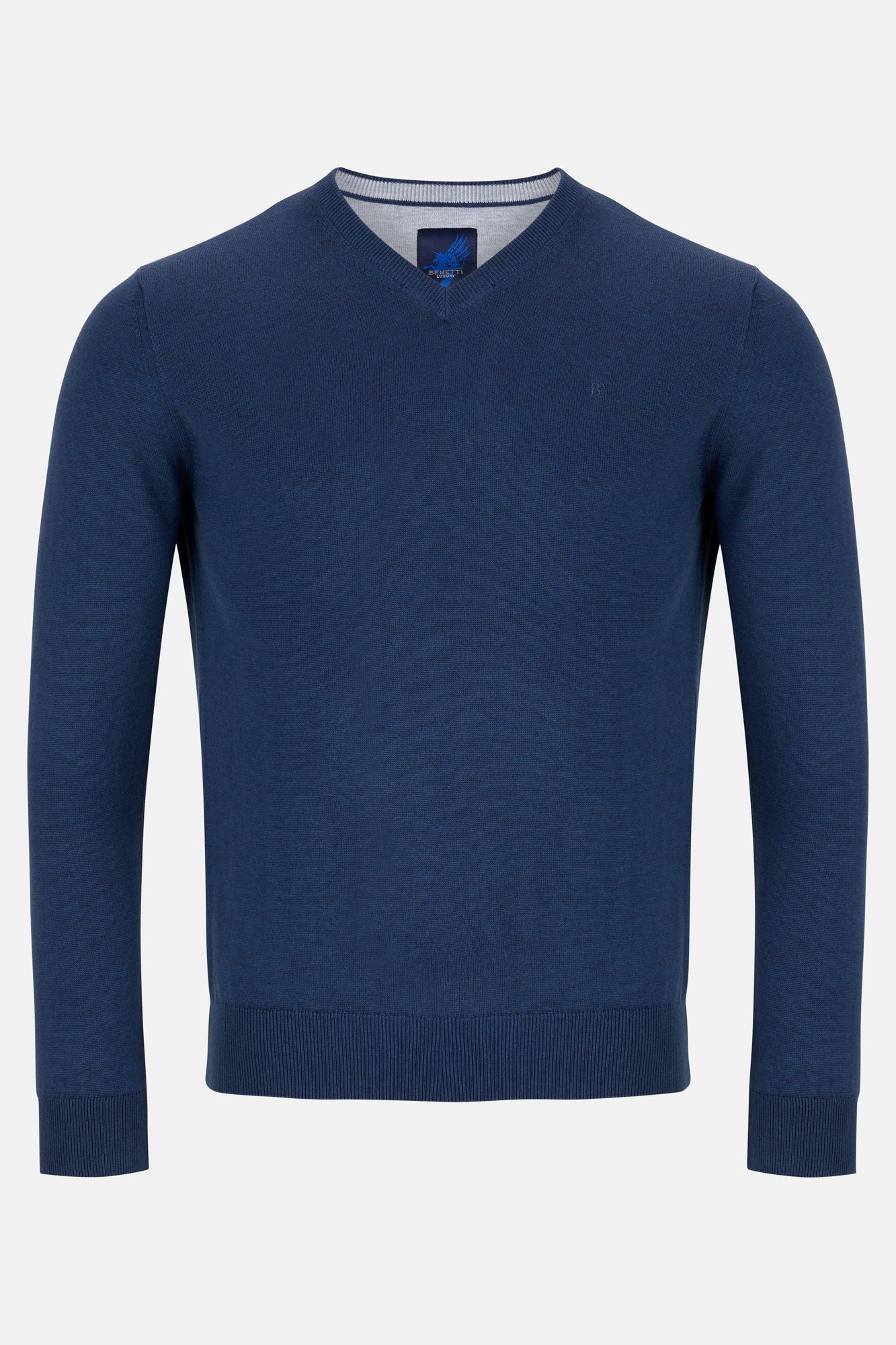 Indigo V Neck Sweater