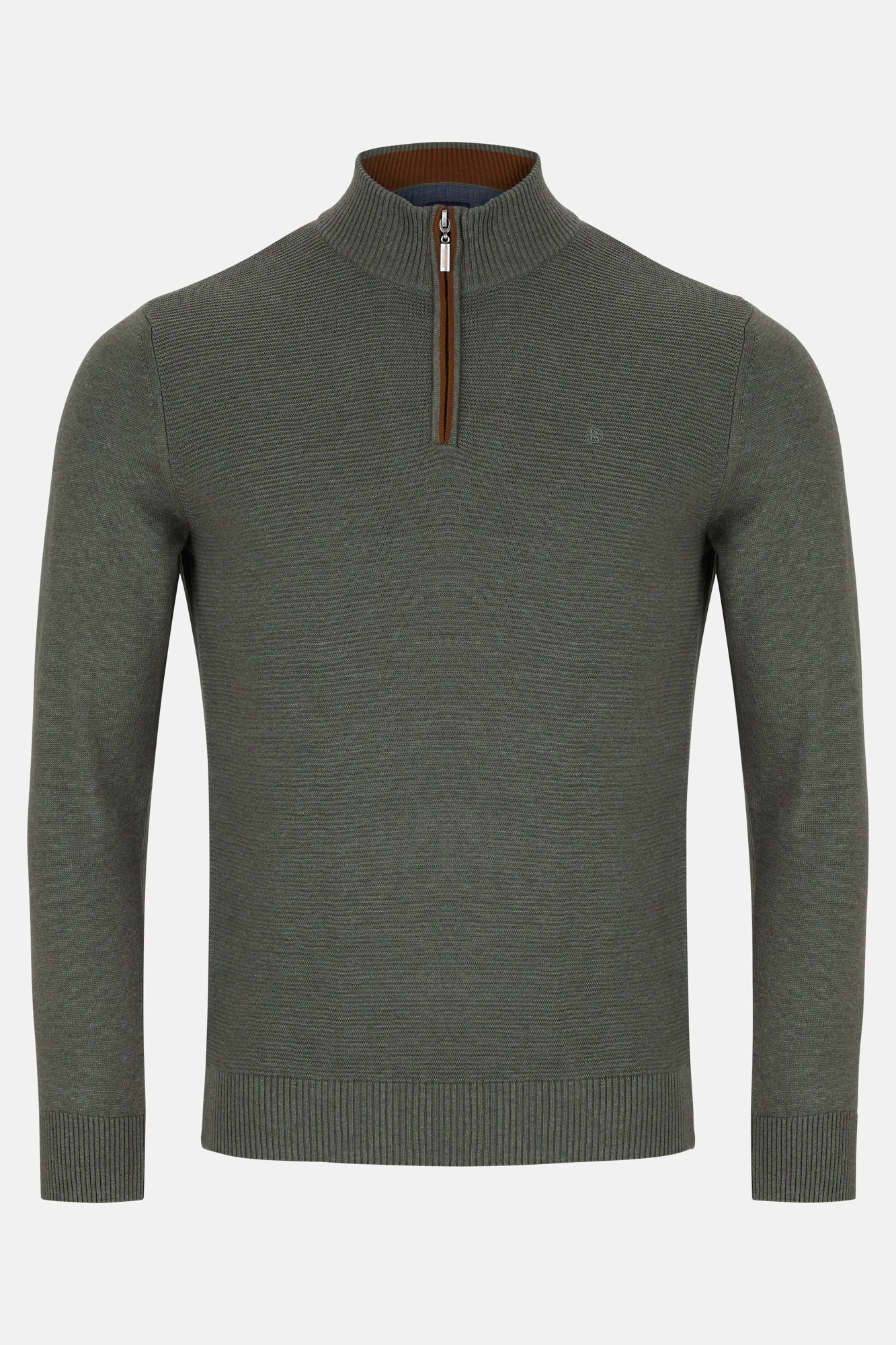 Errol Forest Qtr Zip Sweater