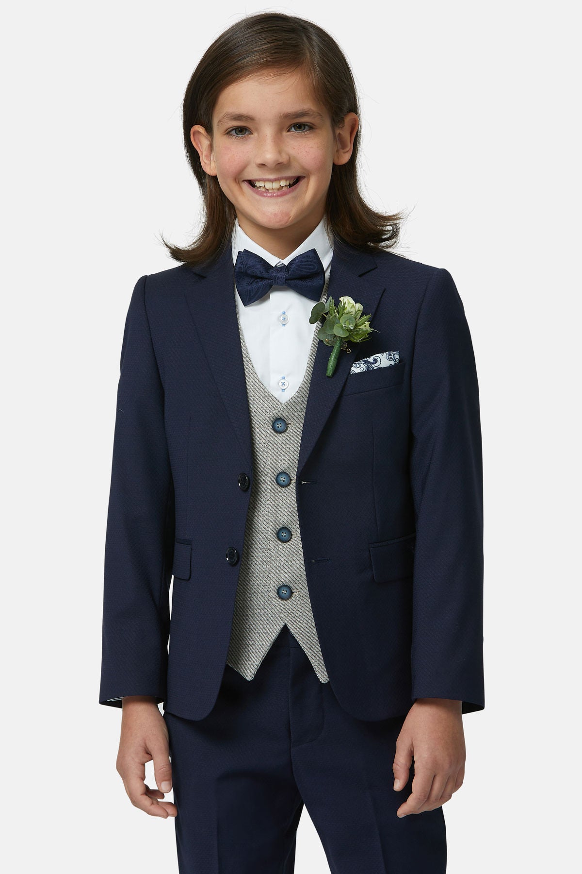 Harold Beige Boys Waistcoat