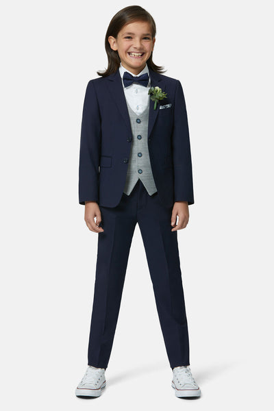 Harold Silver Boys Waistcoat