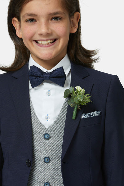 Harold Silver Boys Waistcoat