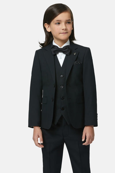 Boys James Black Benetti Suits