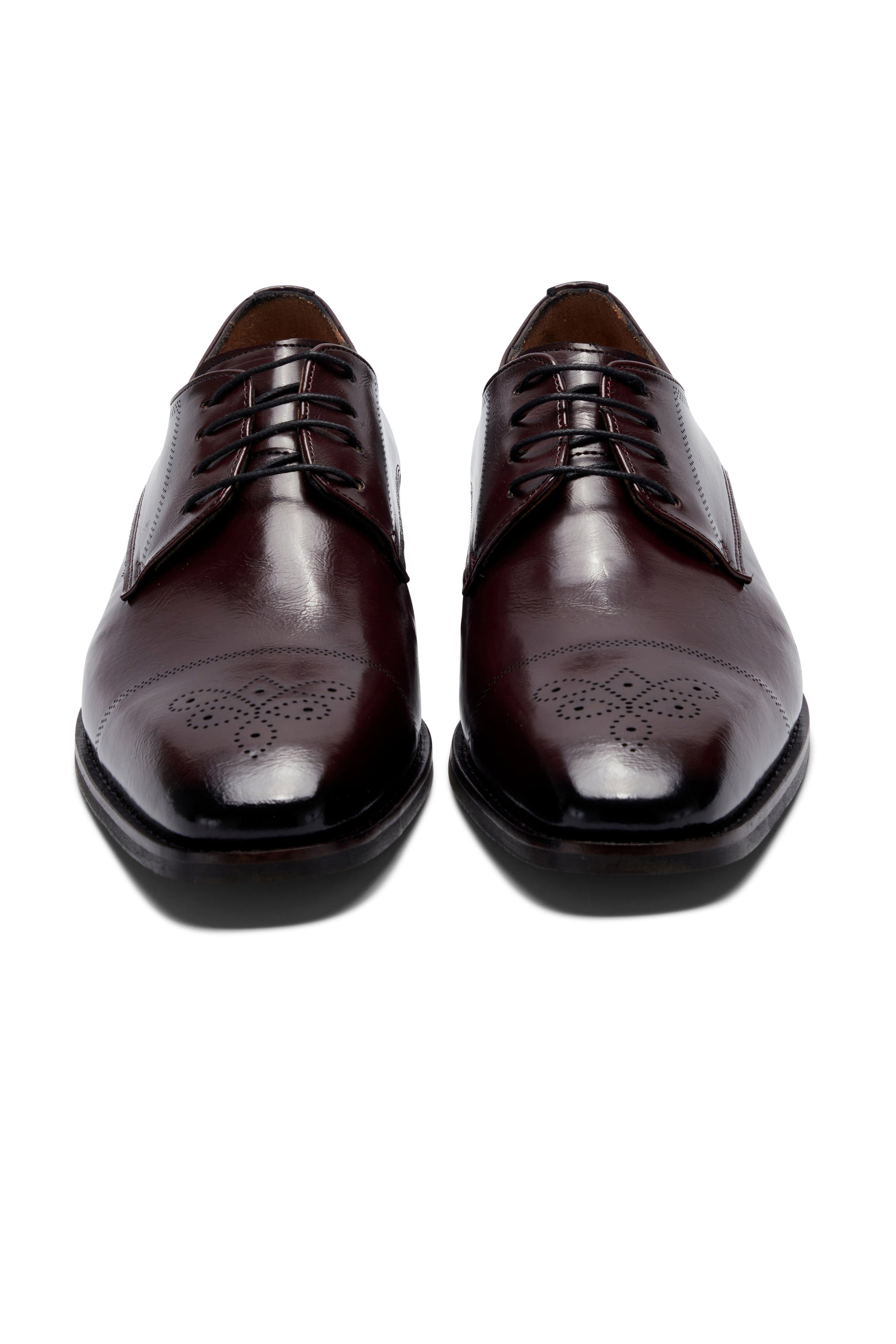 Louis Burgundy Shoe with Benetti Menswear
