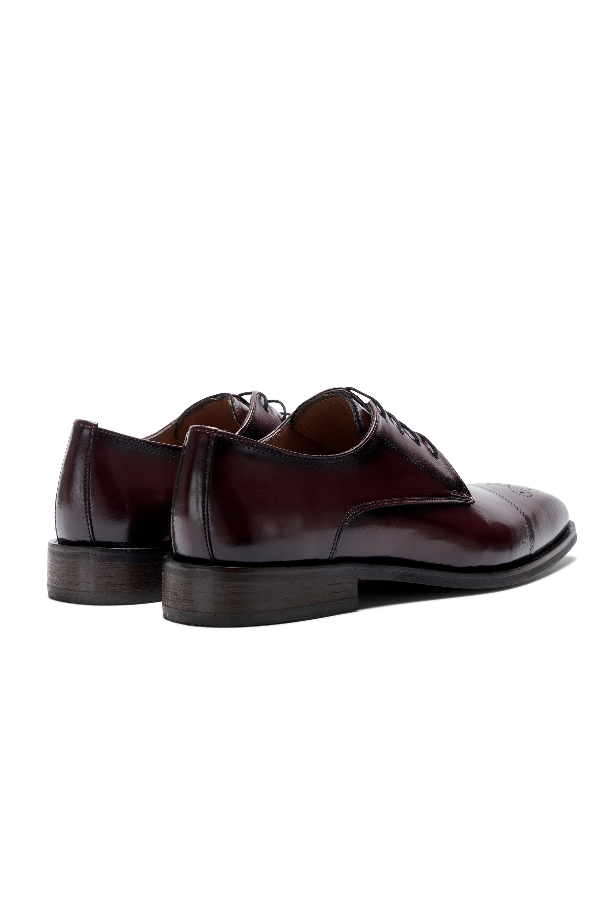 Louis Burgundy Shoe with Benetti Menswear