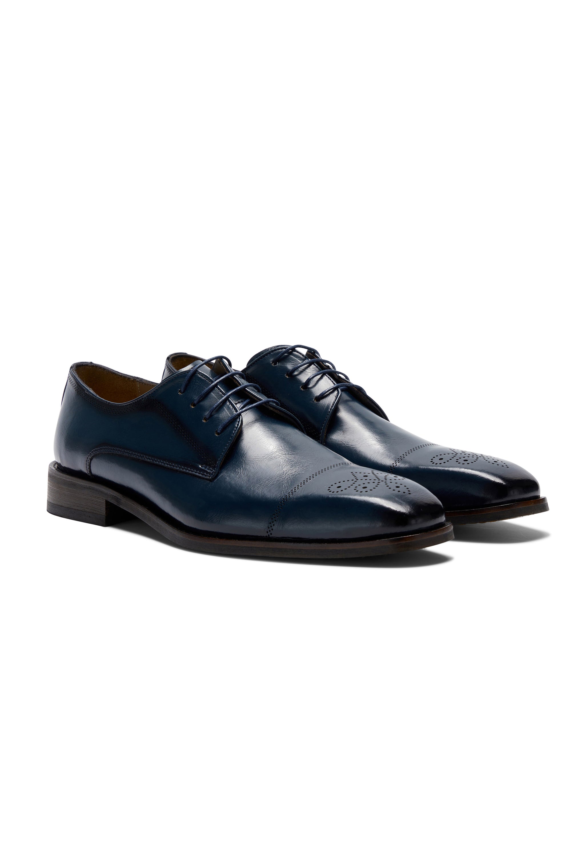Louis Navy Brogue Shoe
