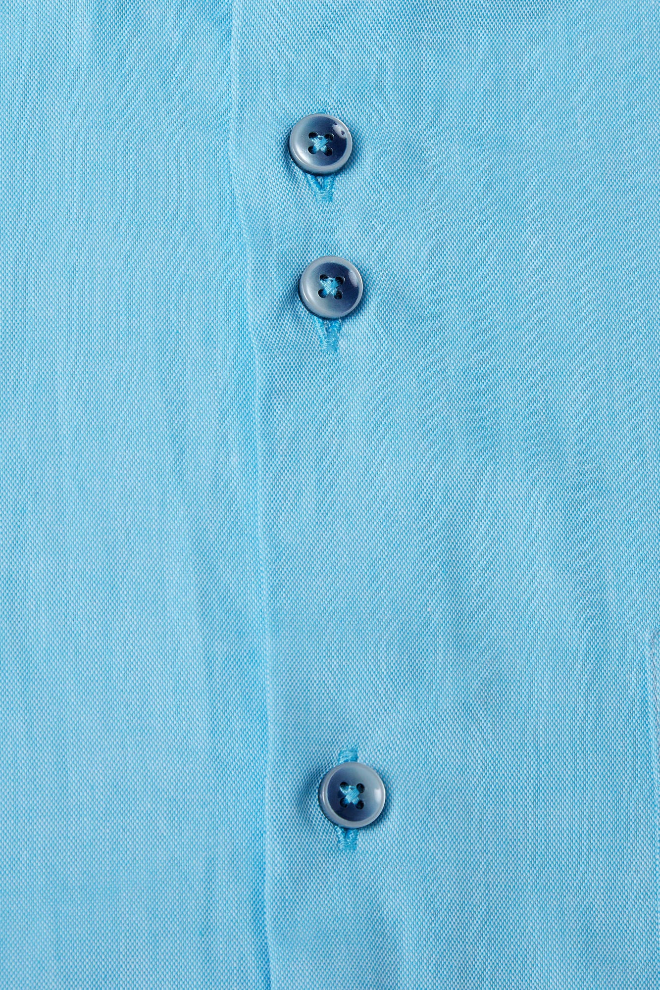 Benetti Menswear Oxford Aqua Short Sleeve Shirt